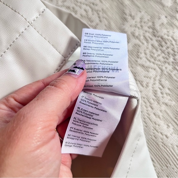 ASOS Weekday vegan leather Savannah shirt dress - Picture 8 of 10